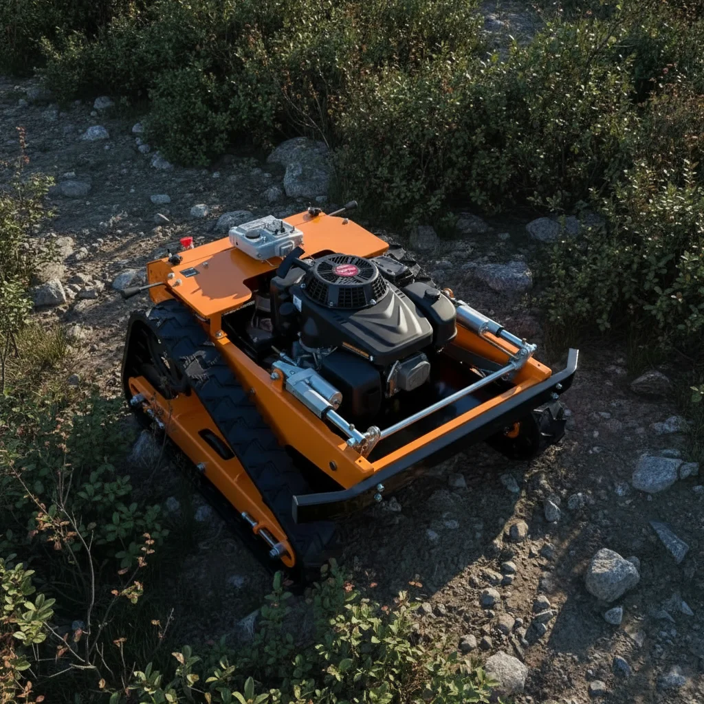 Customize RC Tracked Lawn Mower Battery Powered Automatic Mowing Machine for Yard Farm
Customize RC Tracked Lawn Mower Battery Powered Automatic Mowing Machine for Yard Farm