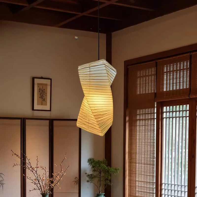 Japanese Wabi Sabi Rice Paper Led Pendant Lights LED Dining Room Bedroom Homestay Hotel Tea Room Home Decor Lantern Hanging Lamp
Japanese Wabi Sabi Rice Paper Led Pendant Lights LED Dining Room Bedroom Homestay Hotel Tea Room Home Decor Lantern Hanging Lamp