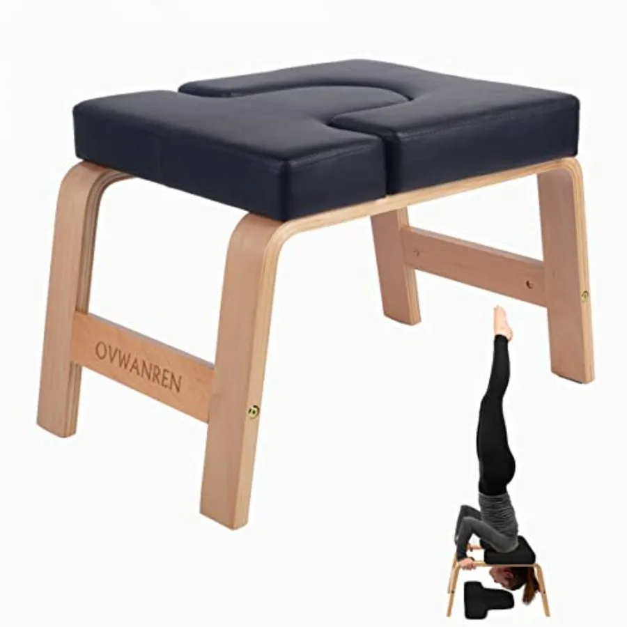 Yoga Headstand Bench- Stand Yoga Chair for Family, Gym - Wood and PU Pads - Relieve Fatigue and Build Up Body Black
Yoga Headstand Bench- Stand Yoga Chair for Family, Gym - Wood and PU Pads - Relieve Fatigue and Build Up Body Black