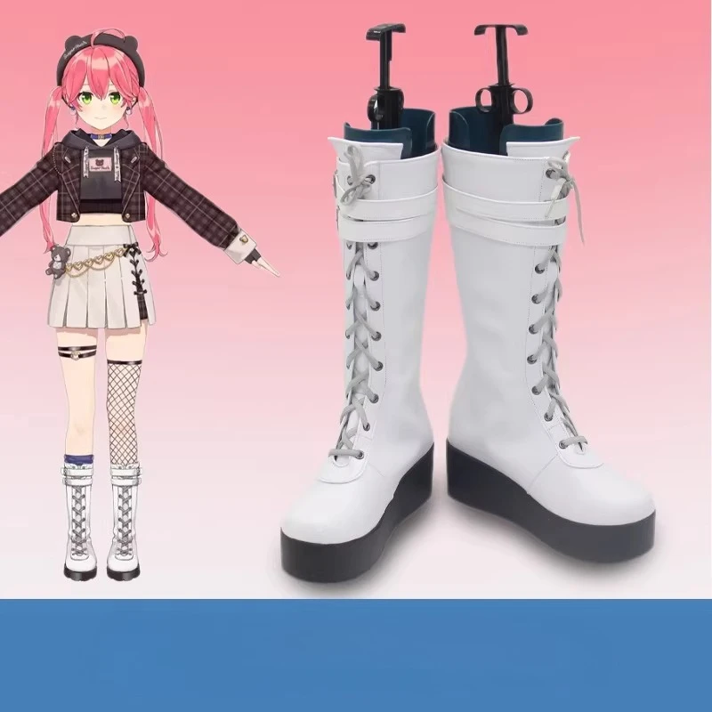 VTuber Sakura Miko Custom Made Cosplay Shoes Boots Halloween Carnival Props
VTuber Sakura Miko Custom Made Cosplay Shoes Boots Halloween Carnival Props