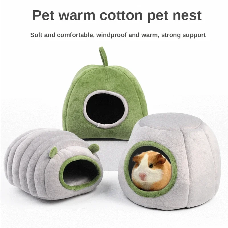 Hamster House Guinea Pig Cage Hamster Cotton House Small Animal Nest Winter Warm Pet Bed for Rodent/Guinea Pig/Rat/Hedgehog
Hamster House Guinea Pig Cage Hamster Cotton House Small Animal Nest Winter Warm Pet Bed for Rodent/Guinea Pig/Rat/Hedgehog