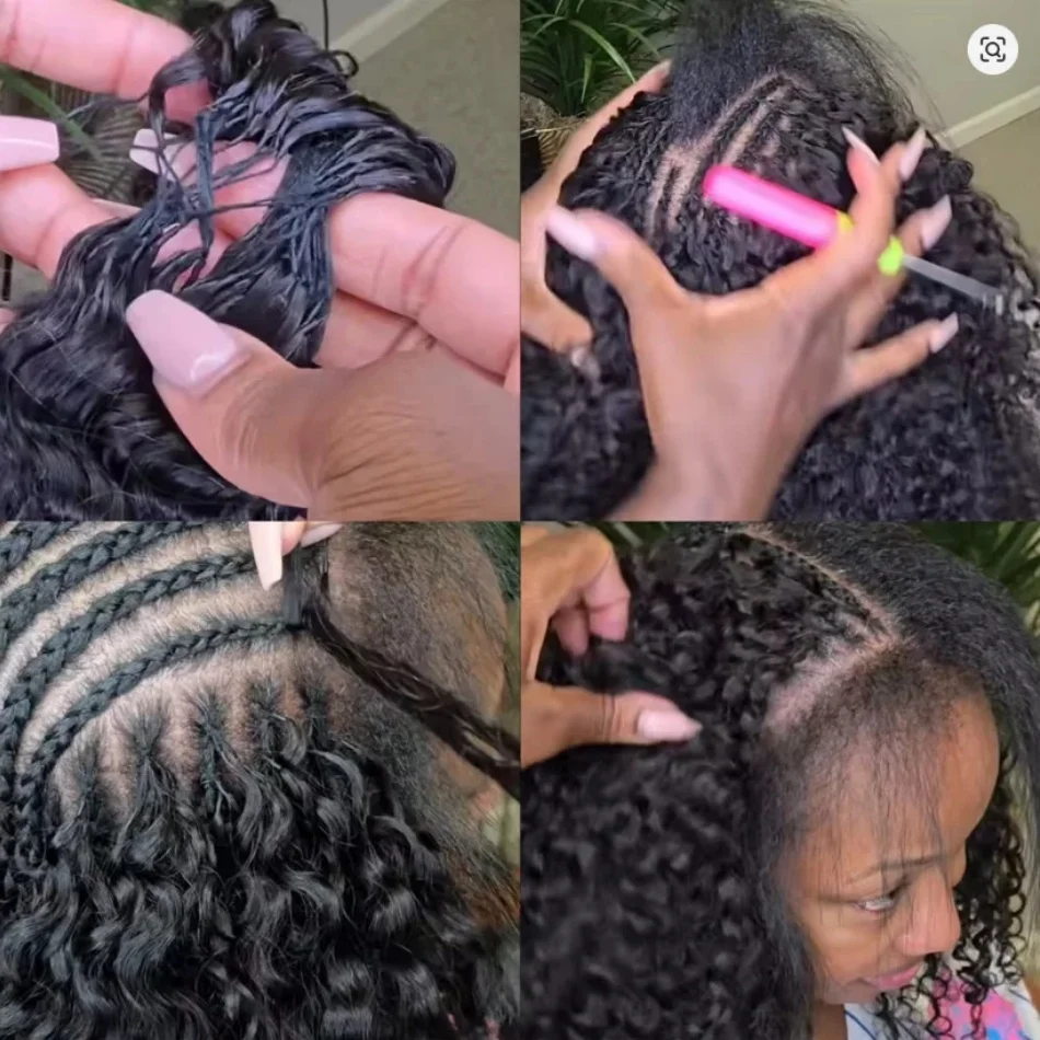 High Brazilian Small Pixie Curly Knotless Pre-Separated Braids Crochet Hair Extensions Human Hair Natural Color For Women
High Brazilian Small Pixie Curly Knotless Pre-Separated Braids Crochet Hair Extensions Human Hair Natural Color For Women