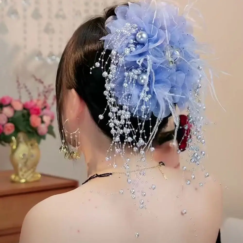 Fashion Cloth Grasping Clip Tassel Four Flowers Hair Claw Feather Flower Pearls Bow Hairgrips for Girl
Fashion Cloth Grasping Clip Tassel Four Flowers Hair Claw Feather Flower Pearls Bow Hairgrips for Girl