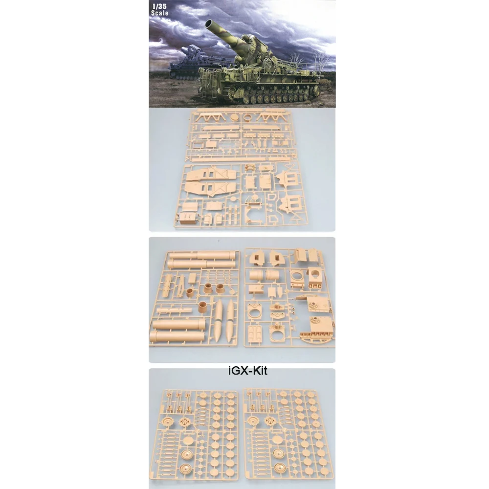Trumpeter 00215 1:35 Scale Morser Karl Gerat Mortar Gun Collectible Craft Plastic Assembly Building Model Kit
Trumpeter 00215 1:35 Scale Morser Karl Gerat Mortar Gun Collectible Craft Plastic Assembly Building Model Kit