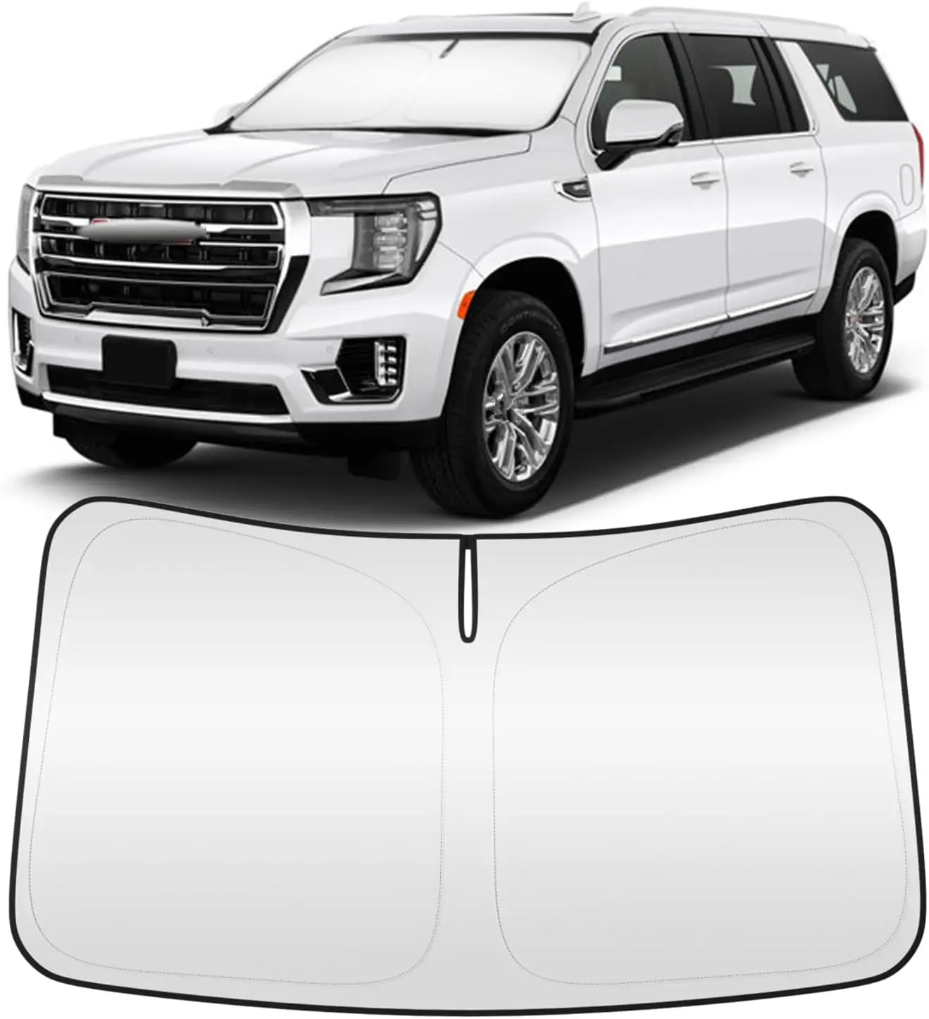 Солнцезащитный козырек на лобовое стекло для GMC Yukon 2021-2025, 4-слойная козырек на переднее окно, индивидуальный солнцезащитный козырек 240T, блоки защиты от ультрафиолета, сохраняет ваш автомобиль, крутой
Солнцезащитный козырек на лобовое стекло для GMC Yukon 2021-2025, 4-слойная козырек на переднее окно, индивидуальный солнцезащитный козырек 240T, блоки защиты от ультрафиолета, сохраняет ваш автомобиль, крутой