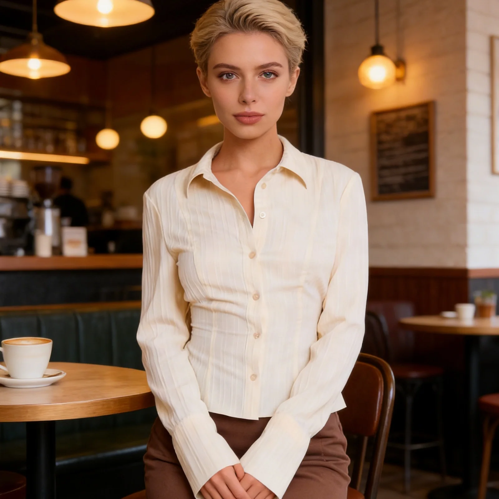 Women Spring Fall Back Bandage Button-Up Shirts Solid Color Flared Sleeve Slim Fit Tops Streetwear
Women Spring Fall Back Bandage Button-Up Shirts Solid Color Flared Sleeve Slim Fit Tops Streetwear