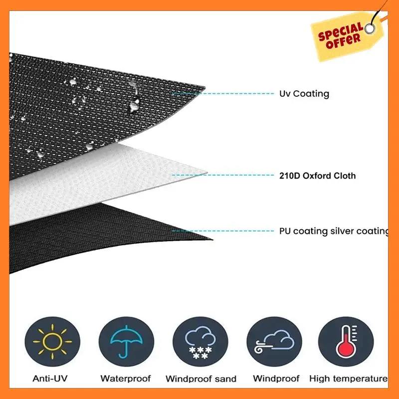 1 Pcs Push Mower Cover Outdoors Heavy Duty Polyester Oxford Waterproof Lawn Mower Cover Black Uv, Dust, Wind Protection
1 Pcs Push Mower Cover Outdoors Heavy Duty Polyester Oxford Waterproof Lawn Mower Cover Black Uv, Dust, Wind Protection