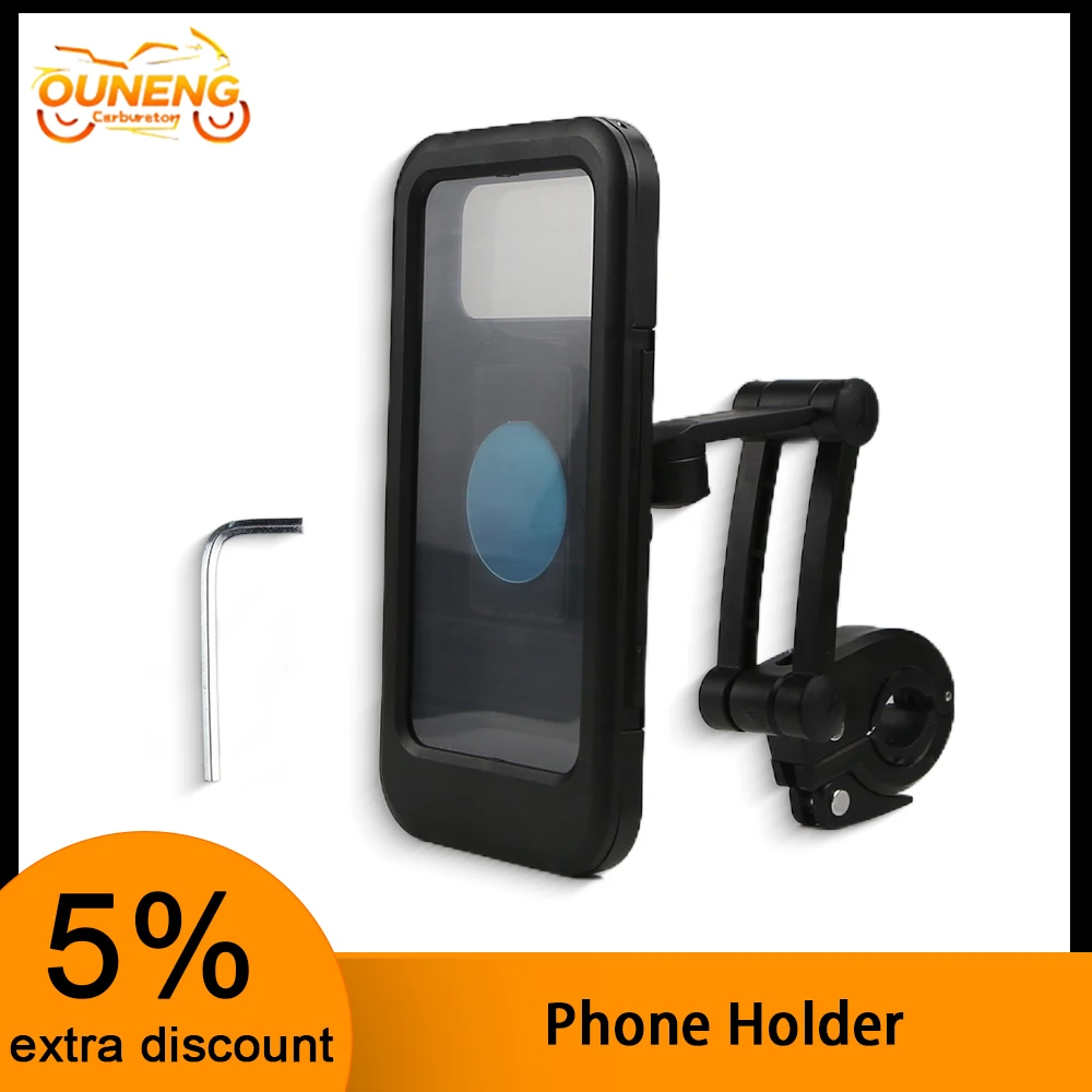 360° Rotating Adjustable Motorcycle Phone Holder Supports Universal Bicycle GPS Waterproof Motorcycle and Bicycle Phone Holder
360° Rotating Adjustable Motorcycle Phone Holder Supports Universal Bicycle GPS Waterproof Motorcycle and Bicycle Phone Holder