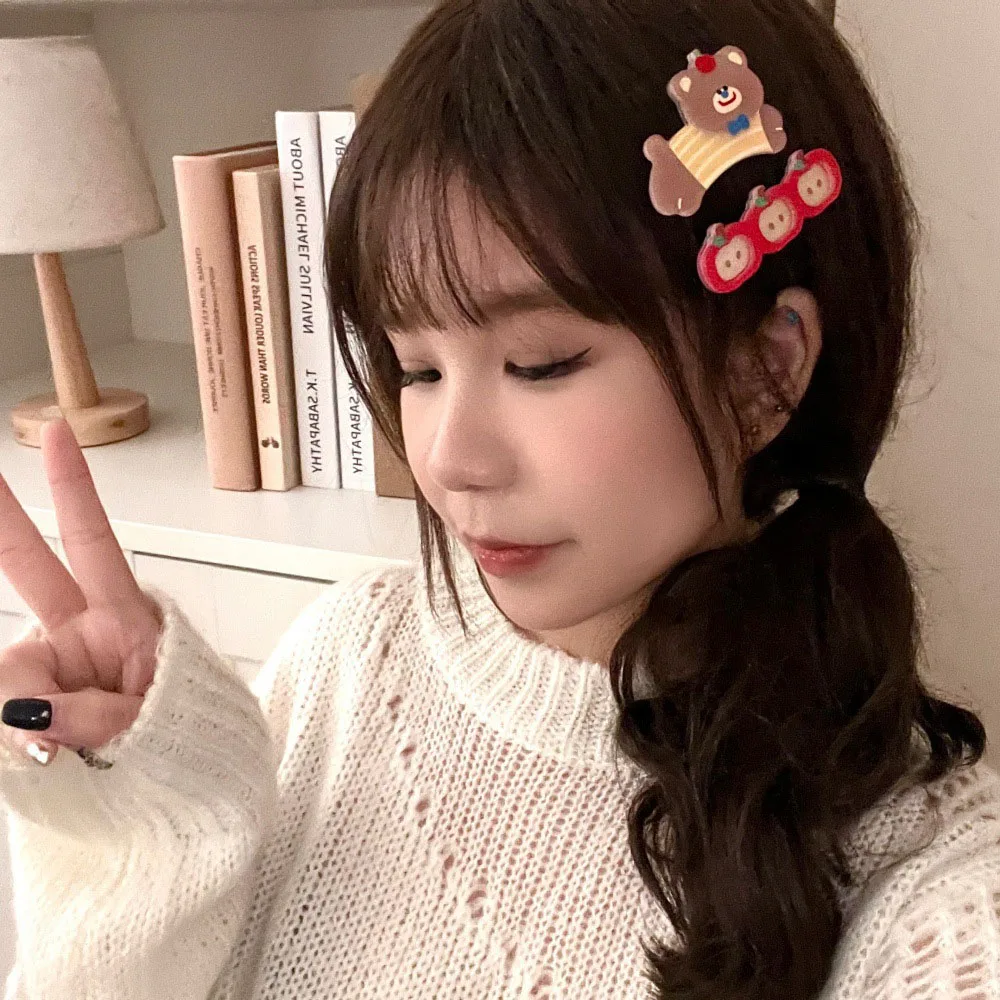 2 Pcs Women's Cute Cartoon Pet Hair Clips Girlish Heart Versatile Elegant Bangs Clip Simple Pink Color For Kawaii Girl Hair Clip
2 Pcs Women's Cute Cartoon Pet Hair Clips Girlish Heart Versatile Elegant Bangs Clip Simple Pink Color For Kawaii Girl Hair Clip
