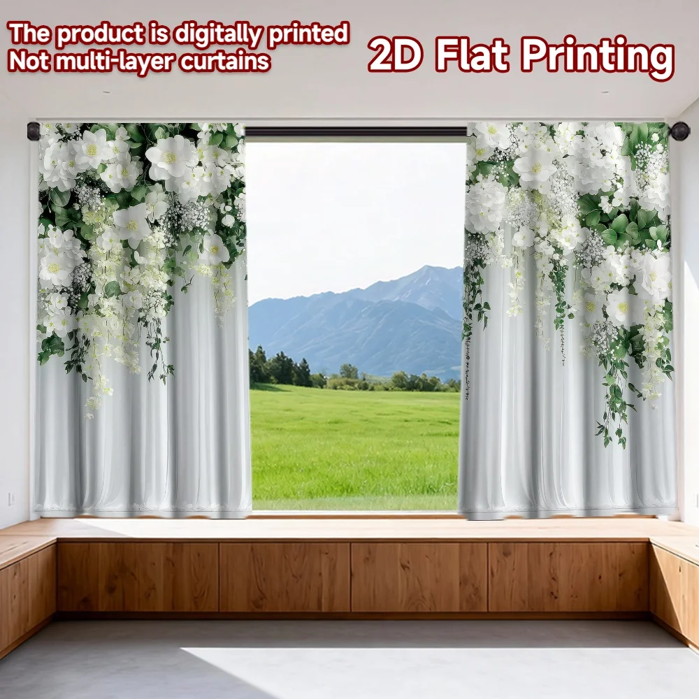 2D flat printing 2pcs Curtains Wedding Floral Backdrop(2) Digital Printed Polyester Drapes Party Decorations Use for Drapes for
2D flat printing 2pcs Curtains Wedding Floral Backdrop(2) Digital Printed Polyester Drapes Party Decorations Use for Drapes for
