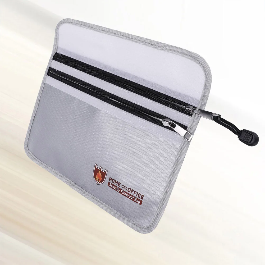 Double Pocket Fireproof Document Bag Flame Retardant File Holder for Legal Papers Cash Passports Business Files Large Size
Double Pocket Fireproof Document Bag Flame Retardant File Holder for Legal Papers Cash Passports Business Files Large Size