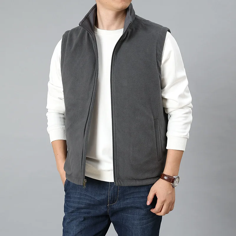 Male Double-sided Vests Men Waistcoat Outwear Windbreaker Clothing High-Quality Design Leisure Vest Winter Fleece Waistcoats
Male Double-sided Vests Men Waistcoat Outwear Windbreaker Clothing High-Quality Design Leisure Vest Winter Fleece Waistcoats