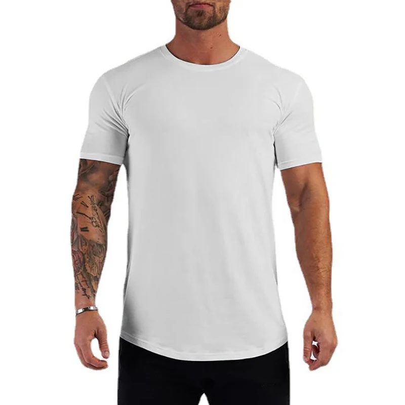 Gym T-shirt Men Cotton Sports Short Sleeve Slim Fit Running T Shirt Male Fitness Workout Tee Tops Summer Bodybuilding Clothing
Gym T-shirt Men Cotton Sports Short Sleeve Slim Fit Running T Shirt Male Fitness Workout Tee Tops Summer Bodybuilding Clothing