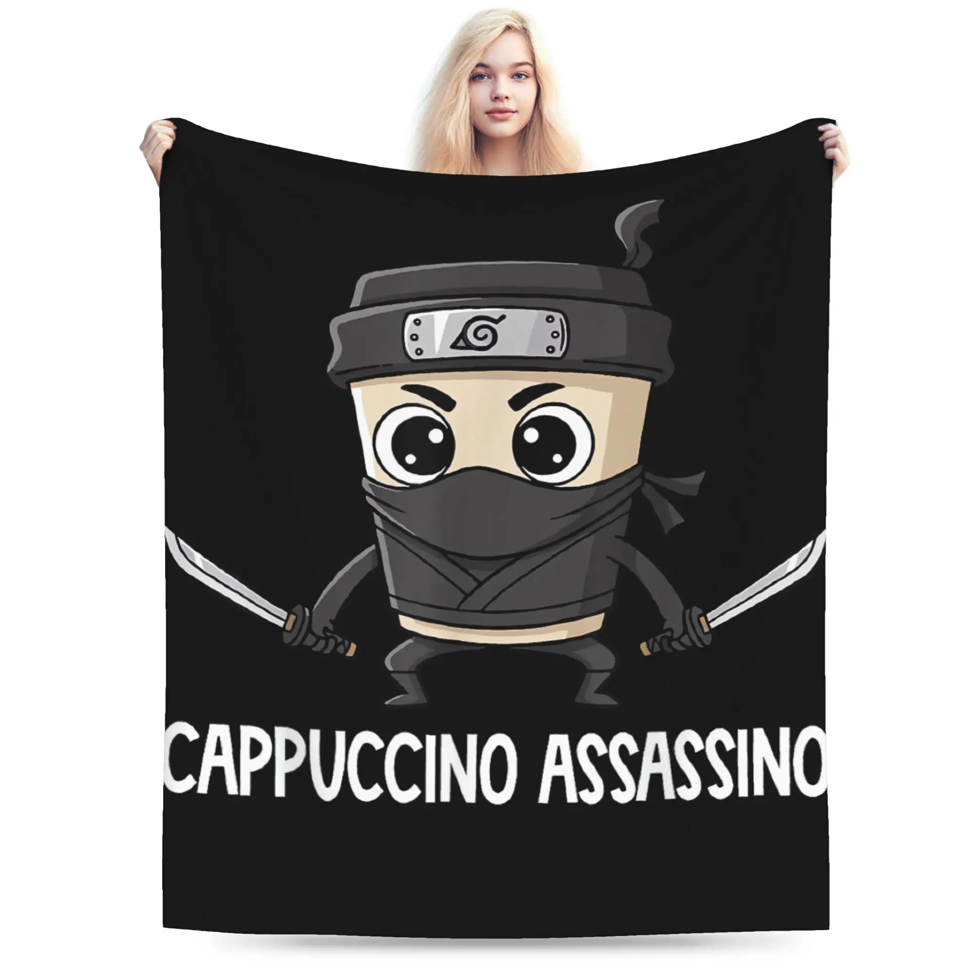 Italian Brainrot Characters Cappuccino Assassino Flannel Blanket Soft Durable Throw Blanket for Graphic Bedspread Sofa Bed Cover
Italian Brainrot Characters Cappuccino Assassino Flannel Blanket Soft Durable Throw Blanket for Graphic Bedspread Sofa Bed Cover