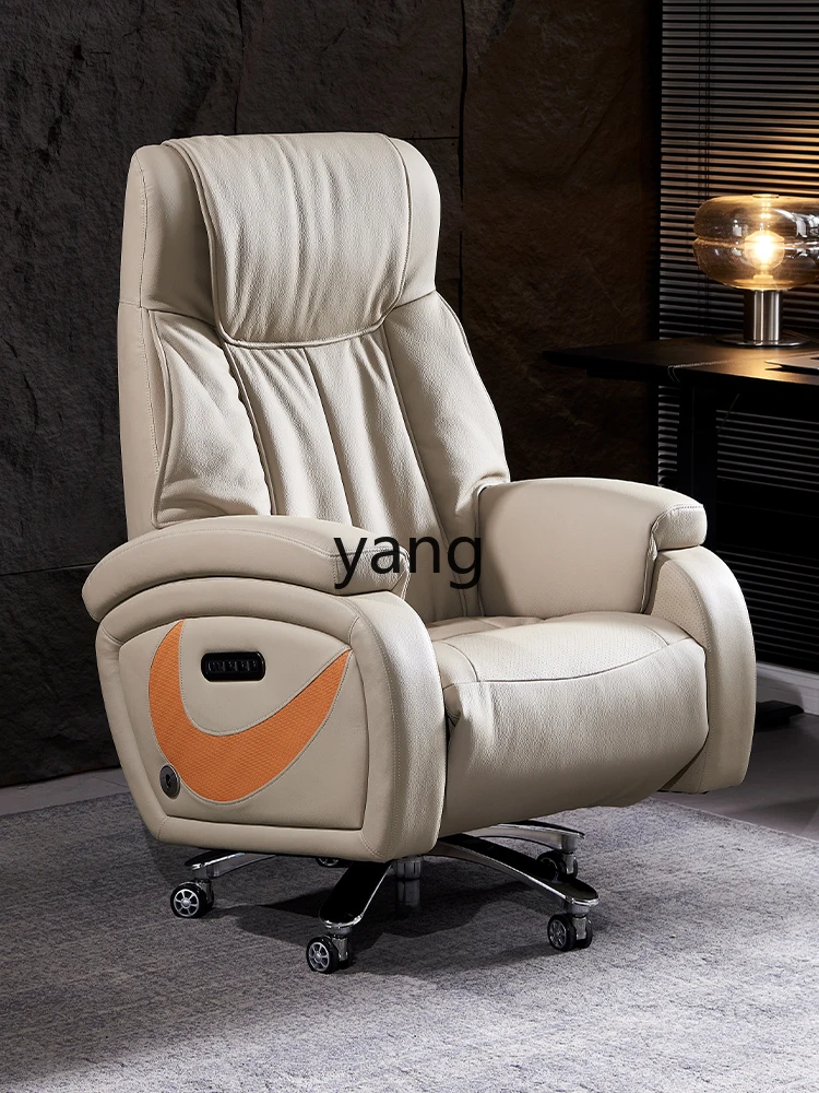 LMM intelligent shoulder and neck rolling leather boss chair high-end electric computer chair
LMM intelligent shoulder and neck rolling leather boss chair high-end electric computer chair