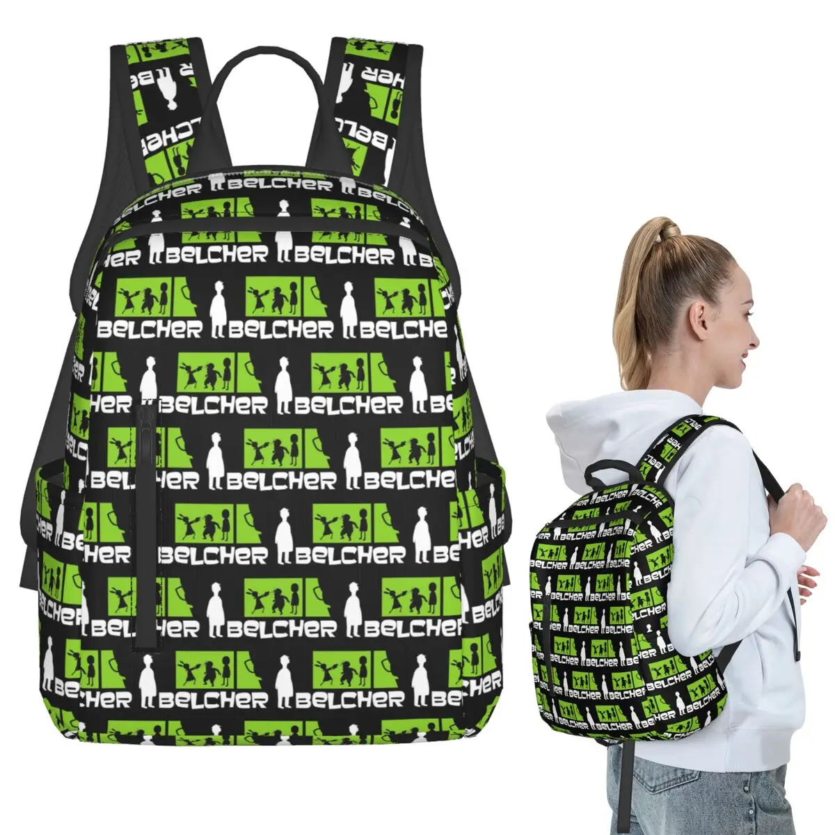 Belcher Bob Burger Backpack Student BookBag Children School Bag Laptop Shoulder Bags Boys Girls
Belcher Bob Burger Backpack Student BookBag Children School Bag Laptop Shoulder Bags Boys Girls
