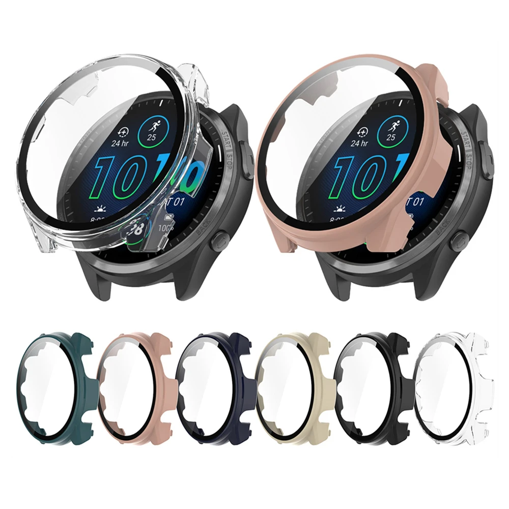 Чехол чехол и закаленное стекло для защиты экрана для Garmin Forerunner 965 рамка высококачественные тонкие защитные аксессуары из поликарбоната
Чехол чехол и закаленное стекло для защиты экрана для Garmin Forerunner 965 рамка высококачественные тонкие защитные аксессуары из поликарбоната