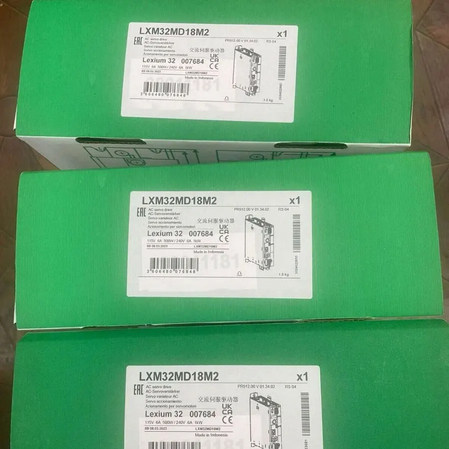 Brand New LXM32MD18M2 LXM32MD30M2 LXM32MU45M2 LXM32MU90M2 LXM32AU90M2 One Year Warranty
Brand New LXM32MD18M2 LXM32MD30M2 LXM32MU45M2 LXM32MU90M2 LXM32AU90M2 One Year Warranty 