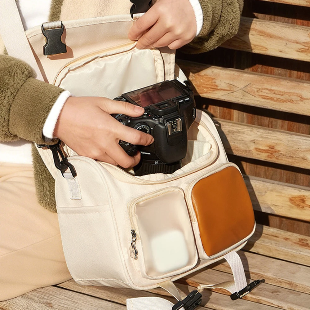 Multi-pocket Camera Shoulder Bag Large Capacity DSLR Photography Travel Sling Bag for Canon Fujifilm Mirrorless Cameras
Multi-pocket Camera Shoulder Bag Large Capacity DSLR Photography Travel Sling Bag for Canon Fujifilm Mirrorless Cameras