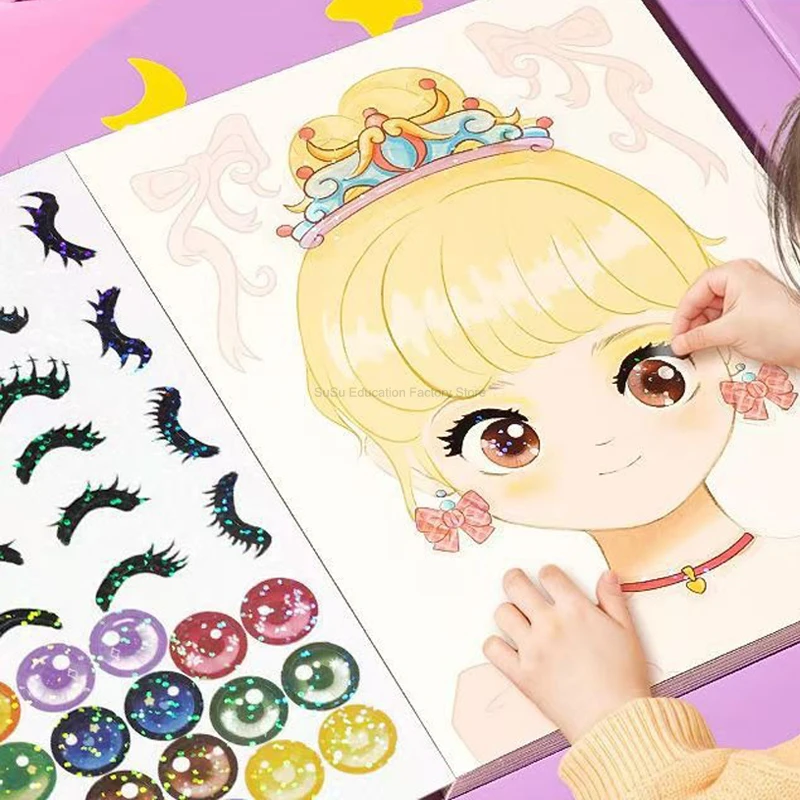 Kawaii Coloring DIY Princess Makeup Set Arts and Crafts Kids Girls Children Toy Book Lover Gifts Art Supplies
Kawaii Coloring DIY Princess Makeup Set Arts and Crafts Kids Girls Children Toy Book Lover Gifts Art Supplies