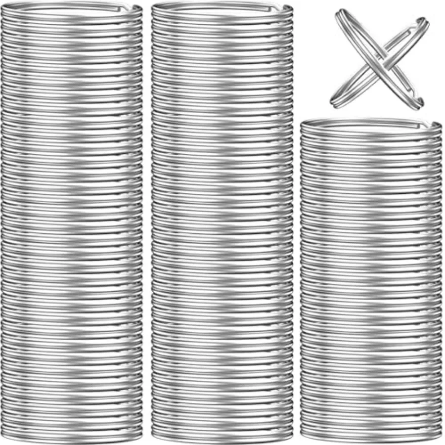 PCS Split Key Rings, Key Rings Bulk for Keychain and Crafts, 1 inch 25mm
PCS Split Key Rings, Key Rings Bulk for Keychain and Crafts, 1 inch 25mm