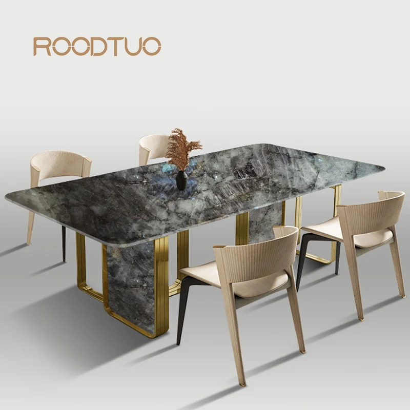 Natural Luxury Stone Rectangular Dining Table Green, Emerald Blue, Home Furniture High-End Design Household Dining Table
Natural Luxury Stone Rectangular Dining Table Green, Emerald Blue, Home Furniture High-End Design Household Dining Table