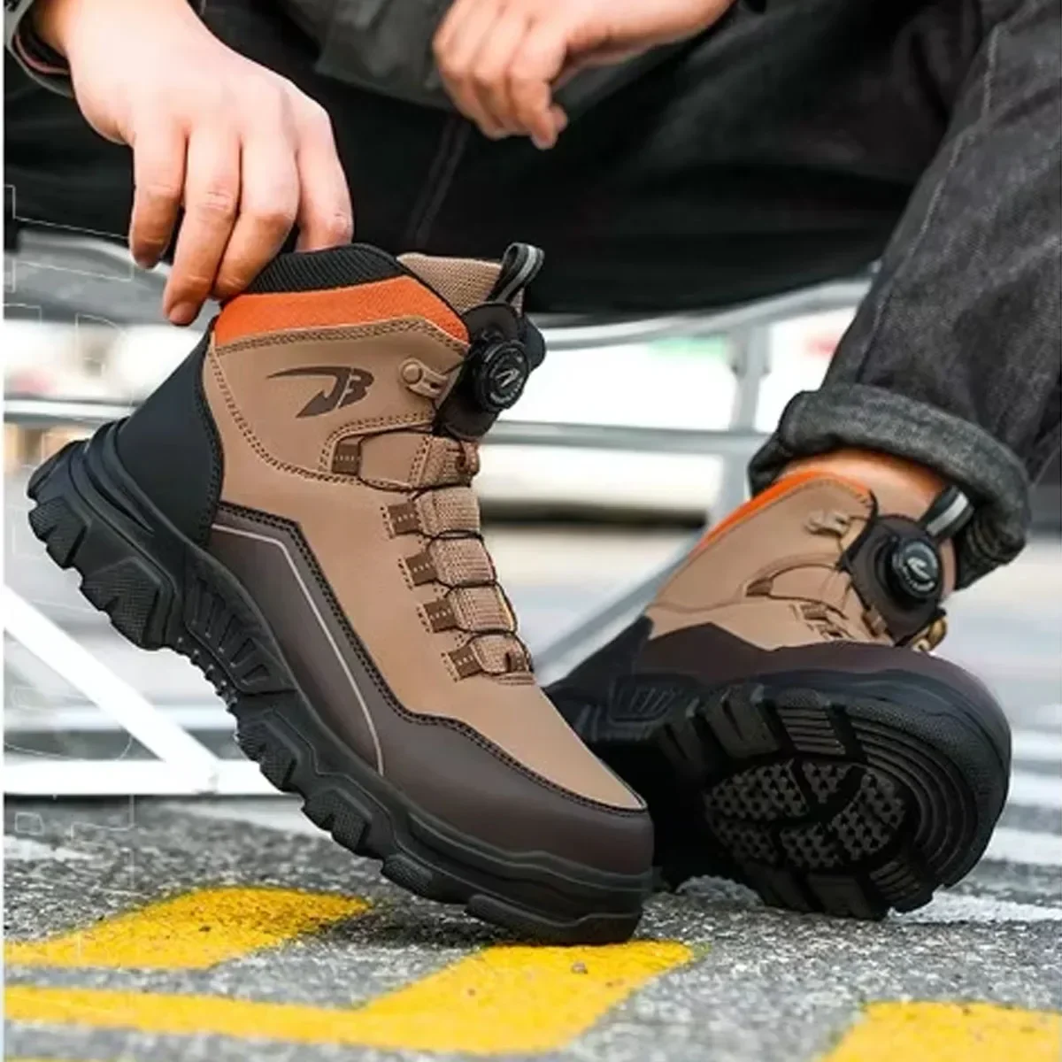 Anti smashing labor protection shoesigh buckle safety shoes all season universal safety shoes
Anti smashing labor protection shoesigh buckle safety shoes all season universal safety shoes