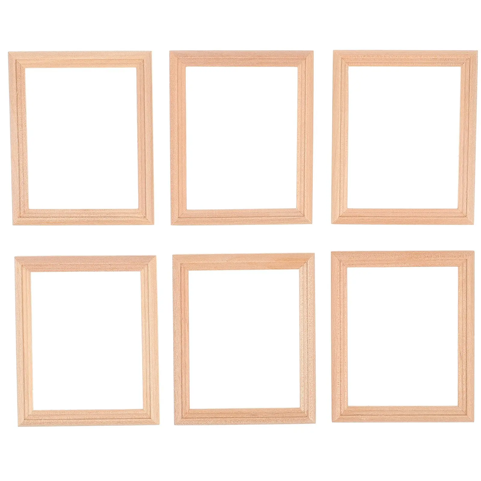 6 Pcs Photo Frames Miniature Micro Landscape Ornament Picture Wooden Supplies Child
6 Pcs Photo Frames Miniature Micro Landscape Ornament Picture Wooden Supplies Child