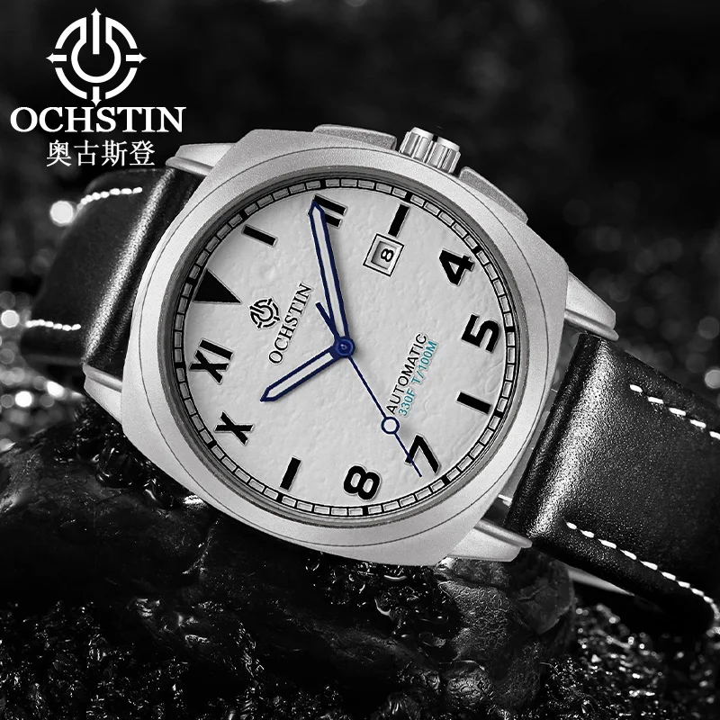 OCHSTIN Master Series Clock Hot Sale Men's Automatic Mechanical Movement Watches Man Genuine Leather Strap Waterproof Wristwatch
OCHSTIN Master Series Clock Hot Sale Men's Automatic Mechanical Movement Watches Man Genuine Leather Strap Waterproof Wristwatch