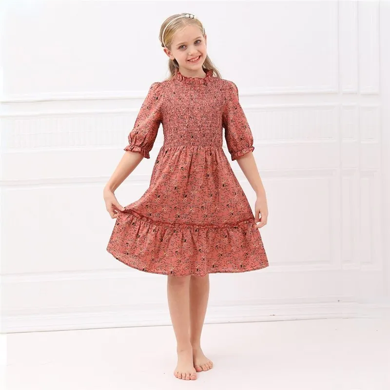 Summer Midi Dress for Kids Baby Girls Teenage Cake Skirt Cotton Material All Season Universal A-Class Safety by Xunshi Brand
Summer Midi Dress for Kids Baby Girls Teenage Cake Skirt Cotton Material All Season Universal A-Class Safety by Xunshi Brand