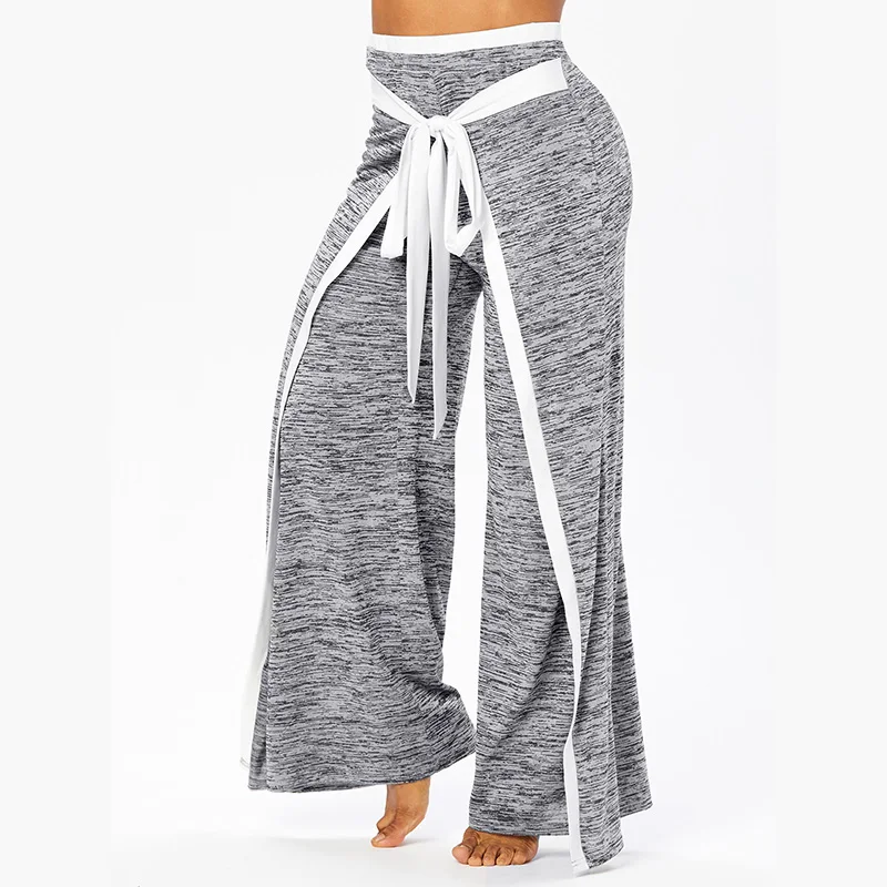 Dressfo 2025 Women's Sport Pants Space Dye Print Contrast Bowknot Elastic Waist Casual Wide Leg Pants Gym Lounge Pants
Dressfo 2025 Women's Sport Pants Space Dye Print Contrast Bowknot Elastic Waist Casual Wide Leg Pants Gym Lounge Pants