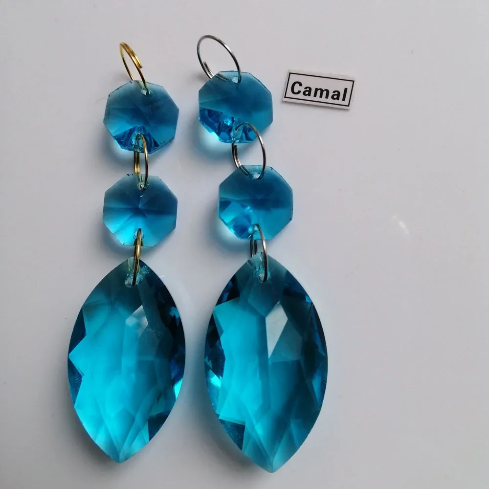 Camal 2Pcs 38mm Sky Blue Horse-eye Shaped Drop Crystal Pendant Octagon Beads SunCatcher Garland Lighting Chandelier Hanging Part
Camal 2Pcs 38mm Sky Blue Horse-eye Shaped Drop Crystal Pendant Octagon Beads SunCatcher Garland Lighting Chandelier Hanging Part