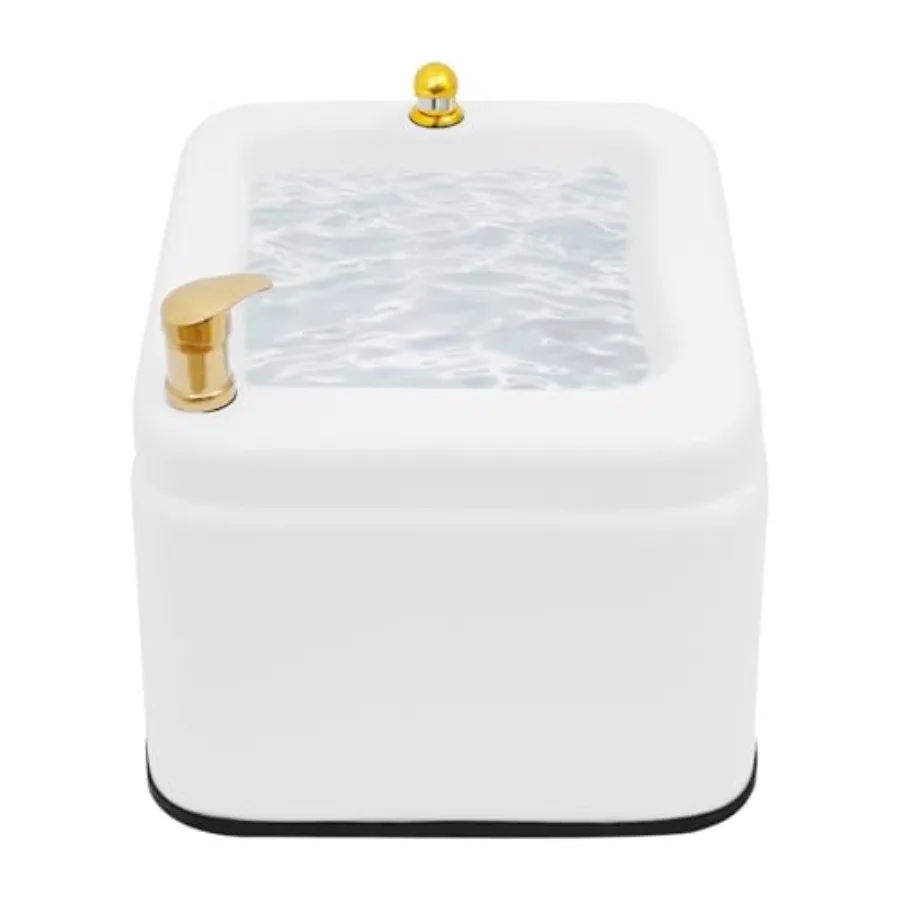 Портативная акриловая ванночка для ног с массажными точками для салонов красоты, большая емкость 527 унций, подключение для горячей и холодной воды
Портативная акриловая ванночка для ног с массажными точками для салонов красоты, большая емкость 527 унций, подключение для горячей и холодной воды