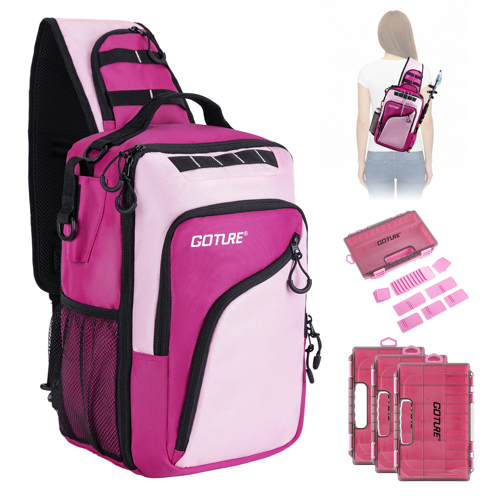 Рыболовная сумка Goture Large Multifunctional с 3 коробками для снастей, 1680D, для хранения рыболовного снаряжения, легкая, с держателями для удочек, в подарок рыболову
Рыболовная сумка Goture Large Multifunctional с 3 коробками для снастей, 1680D, для хранения рыболовного снаряжения, легкая, с держателями для удочек, в подарок рыболову