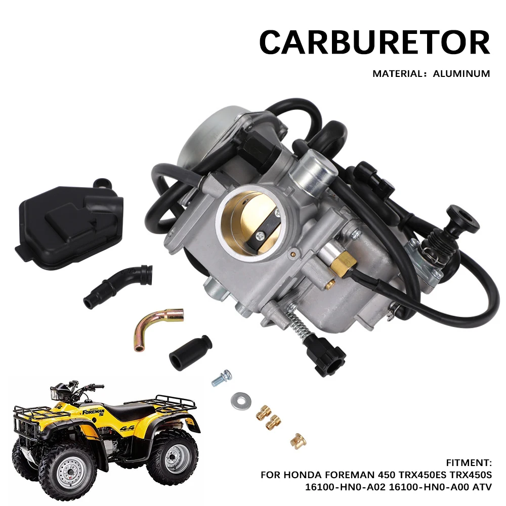 Мотоциклетные аксессуары, карбюратор для HONDA Foreman 450 TRX450ES TRX450S 16100-HN0-A00 16100-HN0-A02 ATV, алюминий
Мотоциклетные аксессуары, карбюратор для HONDA Foreman 450 TRX450ES TRX450S 16100-HN0-A00 16100-HN0-A02 ATV, алюминий