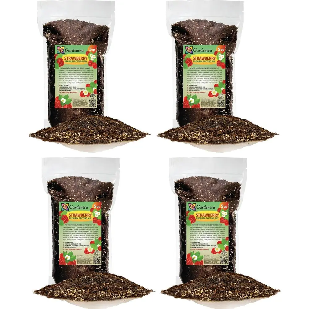 Premium Potting Soil Mix for Growing Plump and Delicious Strawberries (20 Quart)
Premium Potting Soil Mix for Growing Plump and Delicious Strawberries (20 Quart)