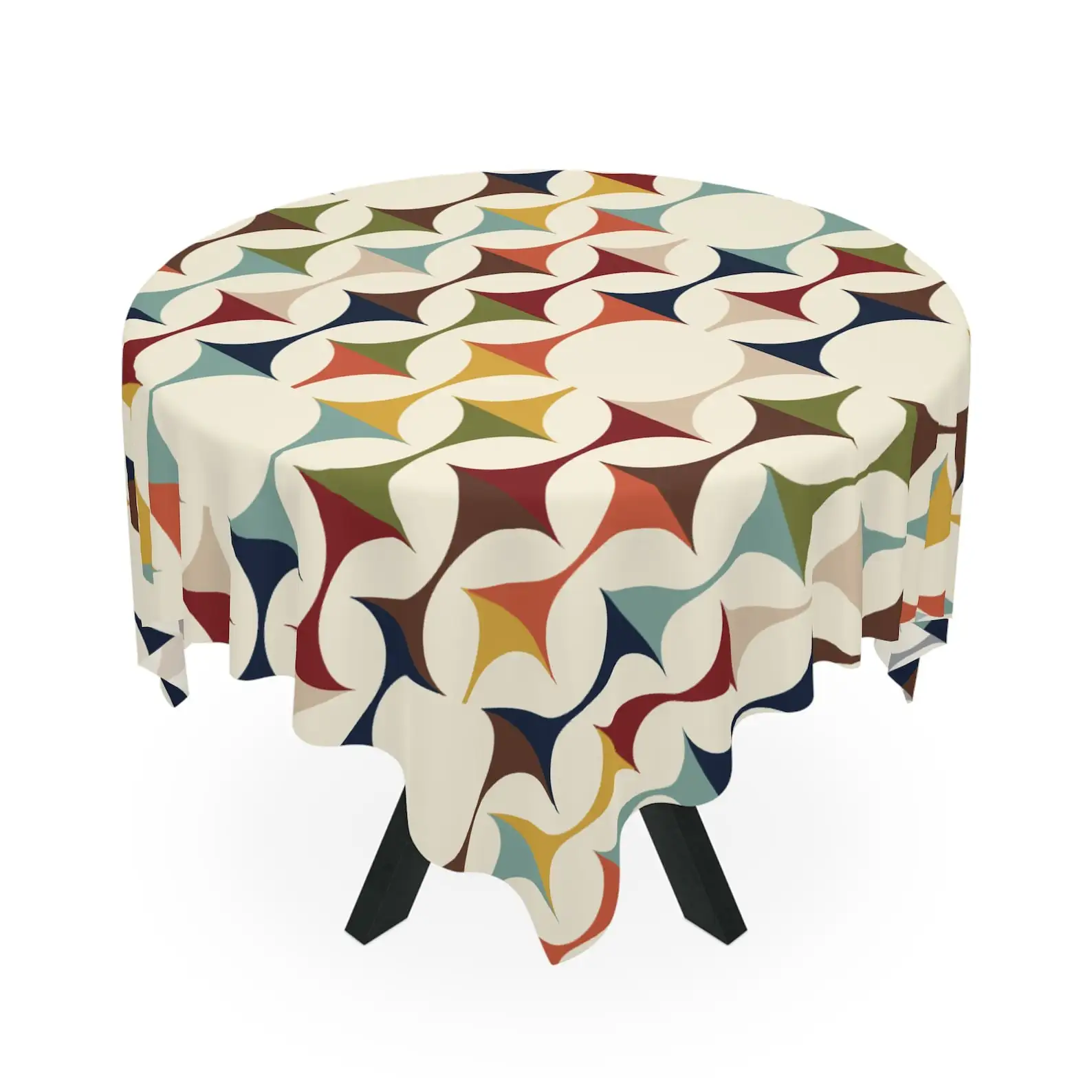 Mid Century Modern Retro Geometric Square Tablecloth - 60s MCM Vintage Abstract Art Kitchen Table Cover
Mid Century Modern Retro Geometric Square Tablecloth - 60s MCM Vintage Abstract Art Kitchen Table Cover
