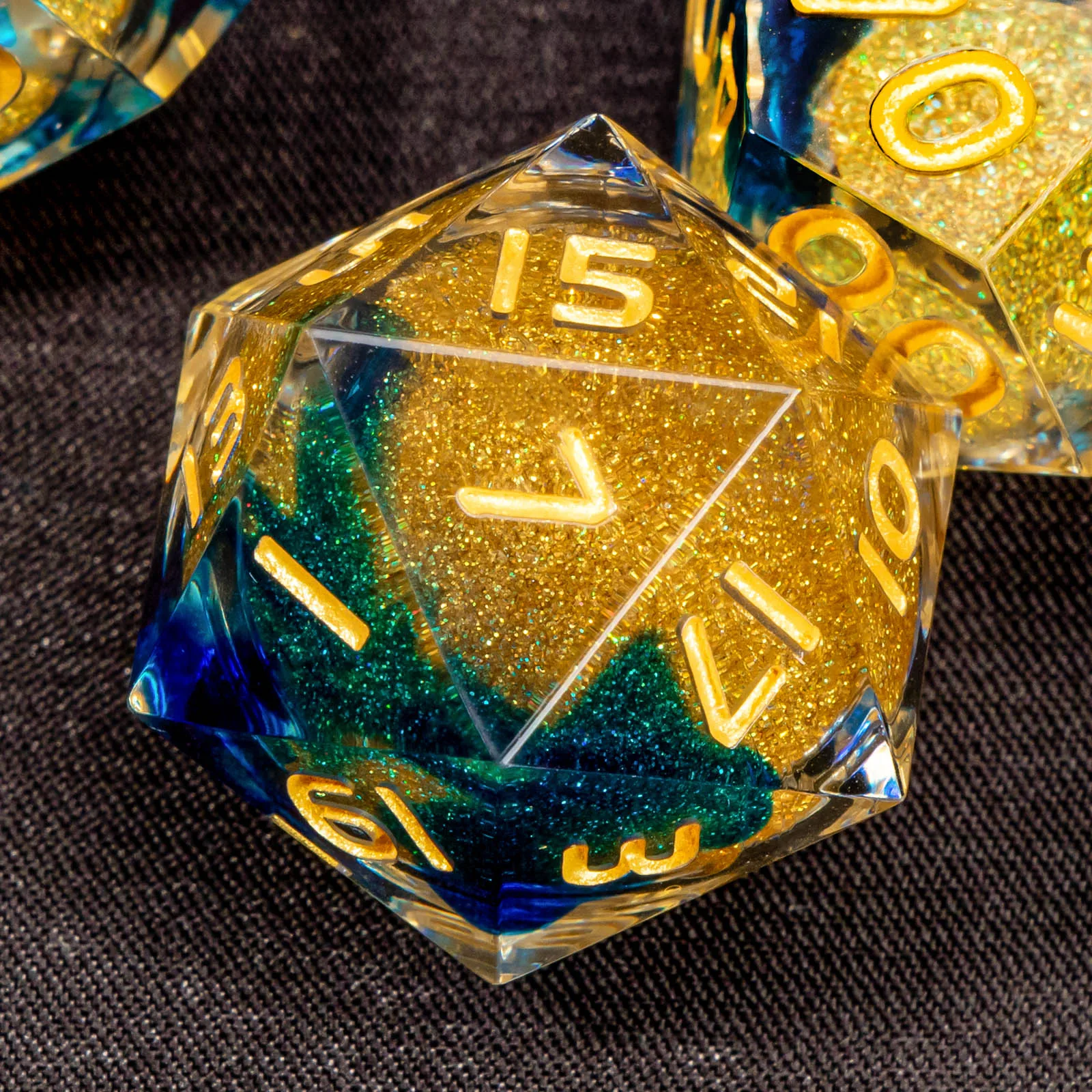 Liquid Core DND Dice Set, Sharp Edge Resin Dungeon and Dragon Dice Set, RPG D&D Dice for Role Playing Game, 7pcs Polyhedral Dice
Liquid Core DND Dice Set, Sharp Edge Resin Dungeon and Dragon Dice Set, RPG D&D Dice for Role Playing Game, 7pcs Polyhedral Dice