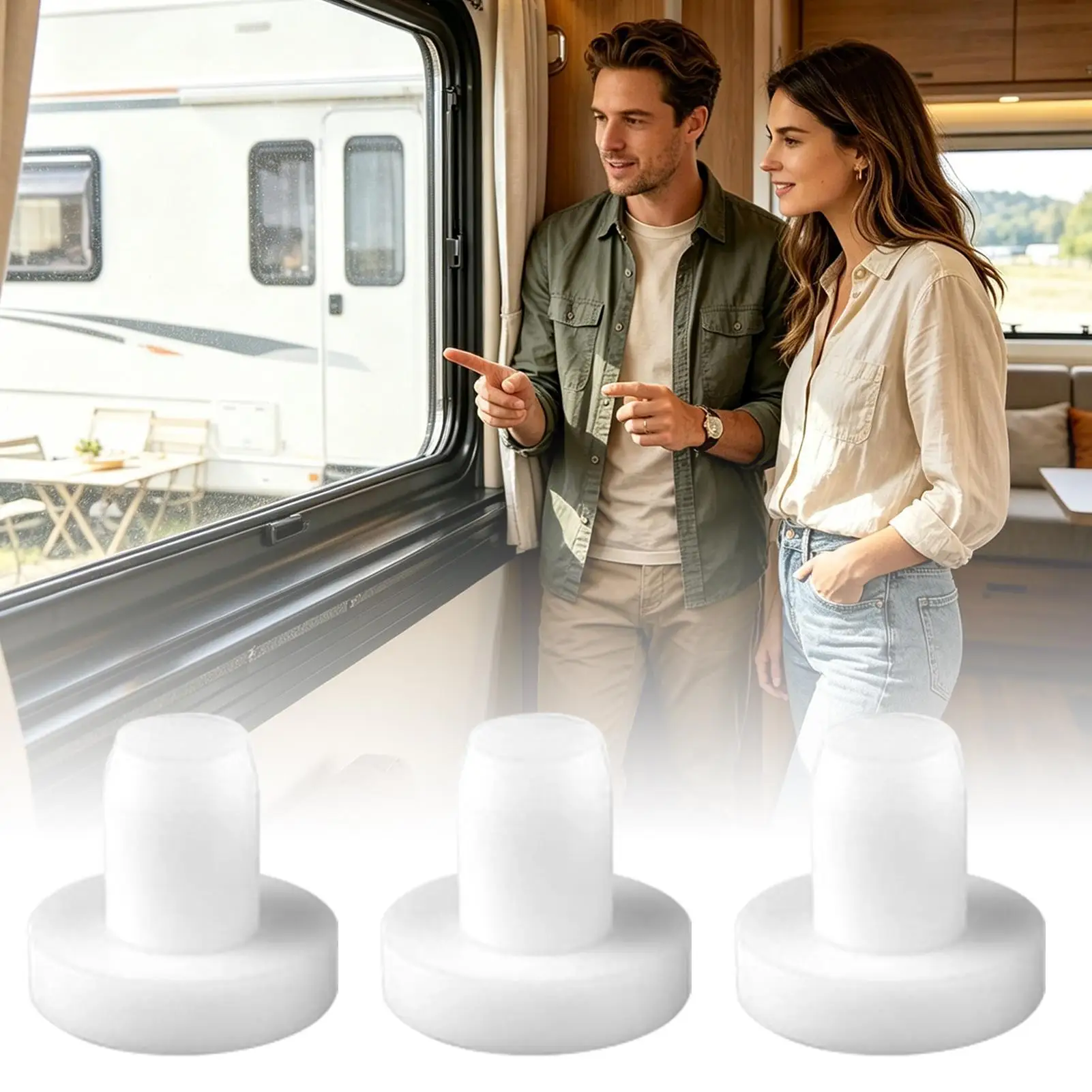 Rv Roof Vent Seals 10-Piece Silicone Flexible Replacement Trailer Replacement Hole Plugs For Camper Trailer Window Roof Vent
Rv Roof Vent Seals 10-Piece Silicone Flexible Replacement Trailer Replacement Hole Plugs For Camper Trailer Window Roof Vent