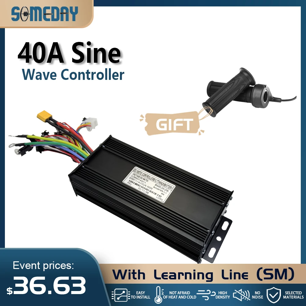 Ebike 3 Mode Sinewaves Controller 36V48V52V 40A With S900 Display for Electric Bike Motor Brushless Controller 1000W-2000W
Ebike 3 Mode Sinewaves Controller 36V48V52V 40A With S900 Display for Electric Bike Motor Brushless Controller 1000W-2000W