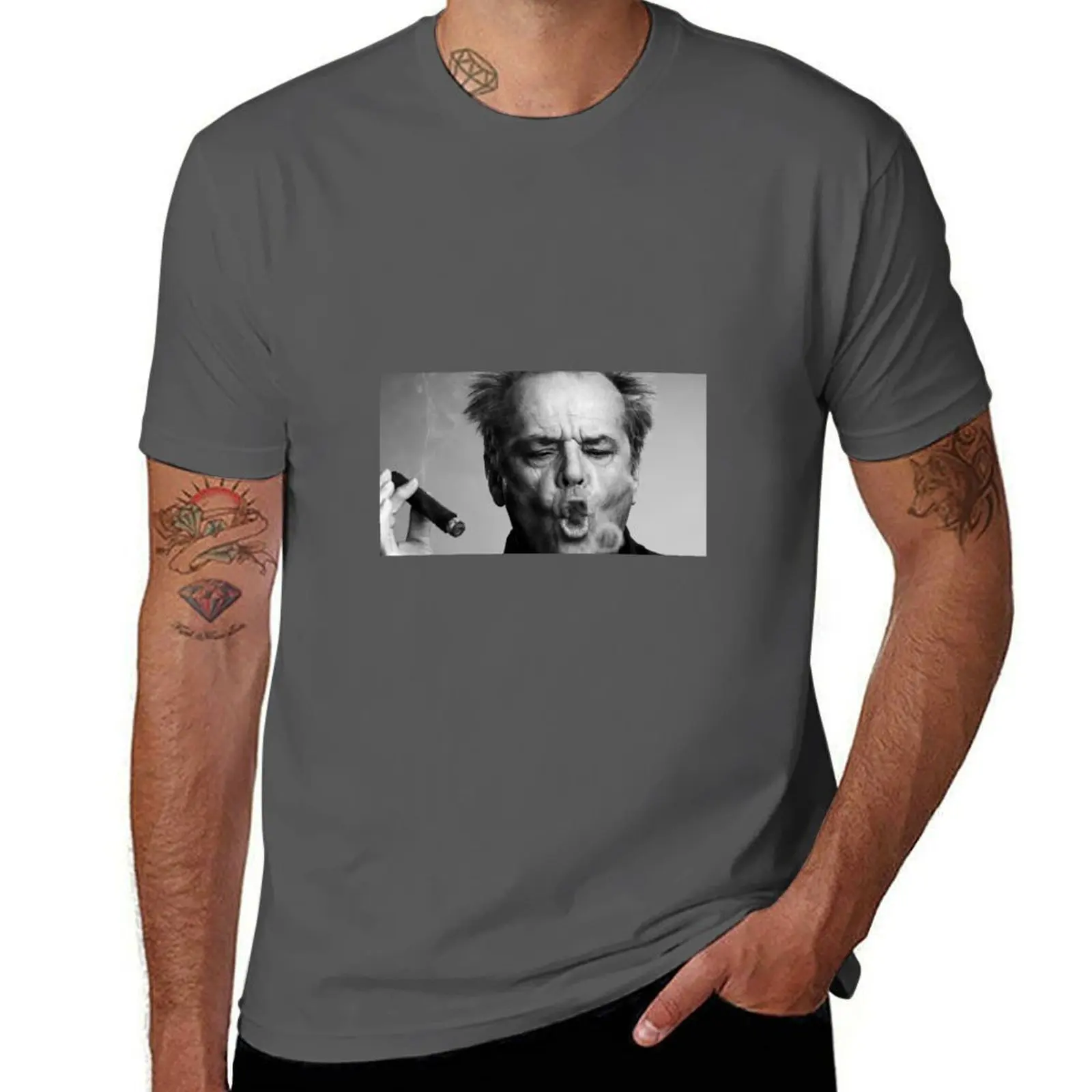 jack nicholson T-Shirt Daily Wear Plain Short Sleeve Shirt
jack nicholson T-Shirt Daily Wear Plain Short Sleeve Shirt