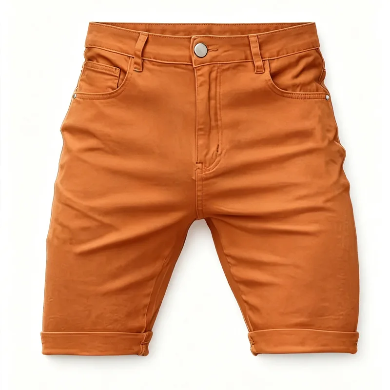 Casual Denim Cropped Pants Fashion Men's Stretch Slim Denim Cropped Pants
Casual Denim Cropped Pants Fashion Men's Stretch Slim Denim Cropped Pants