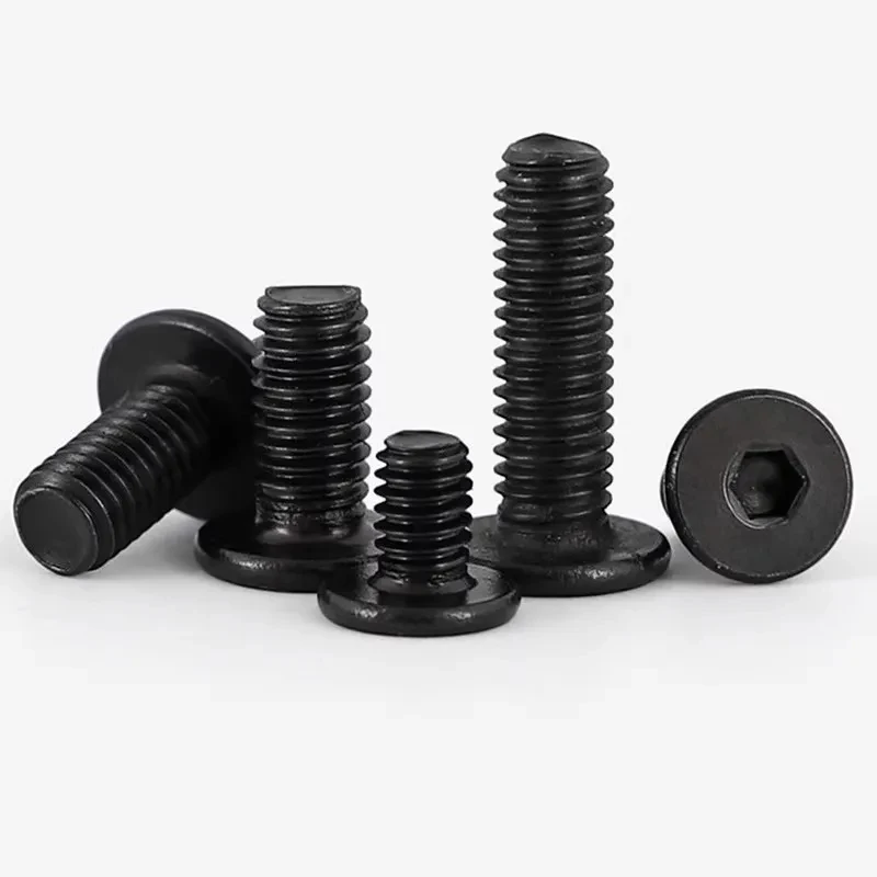 316 Stainless Steel Black Hex Socket Cap Screws M2 M2.5 M3 M4 M5 M6 / CM Series Super Low Flat Head Fasteners with Black Oxide
316 Stainless Steel Black Hex Socket Cap Screws M2 M2.5 M3 M4 M5 M6 / CM Series Super Low Flat Head Fasteners with Black Oxide