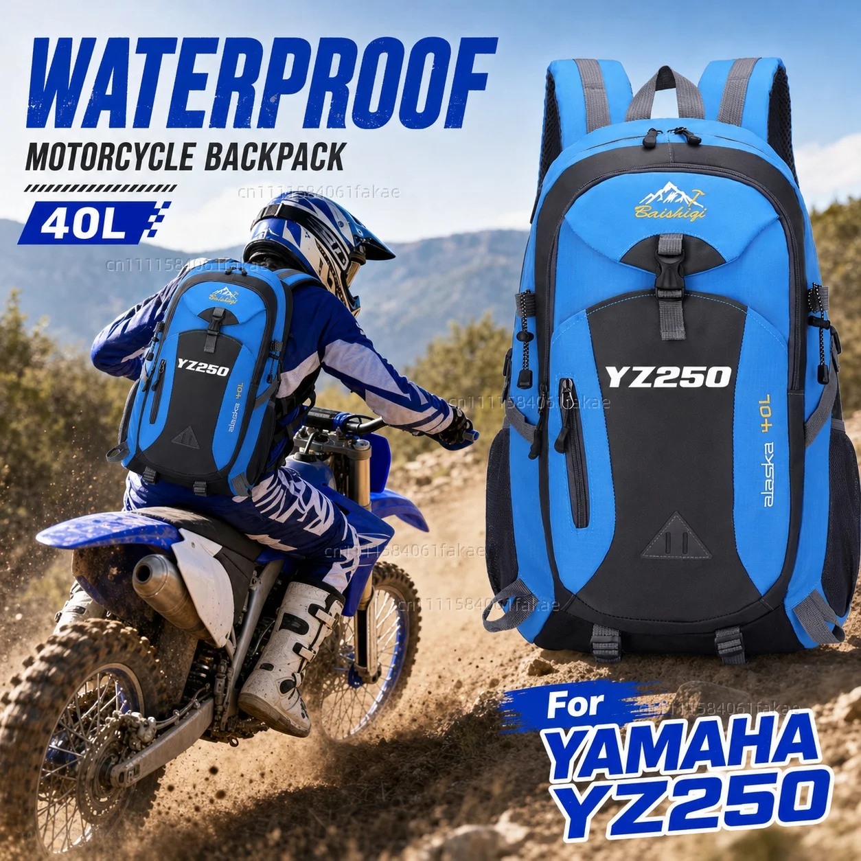 For YAMAHA YZ 250 YZ250 YZ250F YZ250X YZ250FX Motorcycle Backpack 40L Waterproof Travel Backpack Outdoor Hiking Camping Daypack
For YAMAHA YZ 250 YZ250 YZ250F YZ250X YZ250FX Motorcycle Backpack 40L Waterproof Travel Backpack Outdoor Hiking Camping Daypack