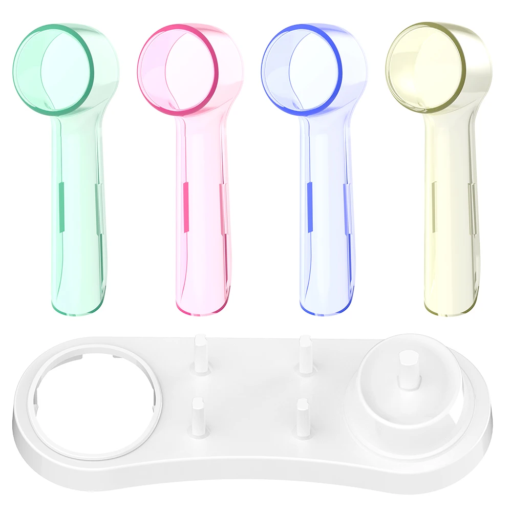 Держатель для зубных щеток Держатель насадок для щеток и 4 сменных пылезащитных чехла для насадки щетки, совместимые с электрическими зубными щетками Oral B
Держатель для зубных щеток Держатель насадок для щеток и 4 сменных пылезащитных чехла для насадки щетки, совместимые с электрическими зубными щетками Oral B