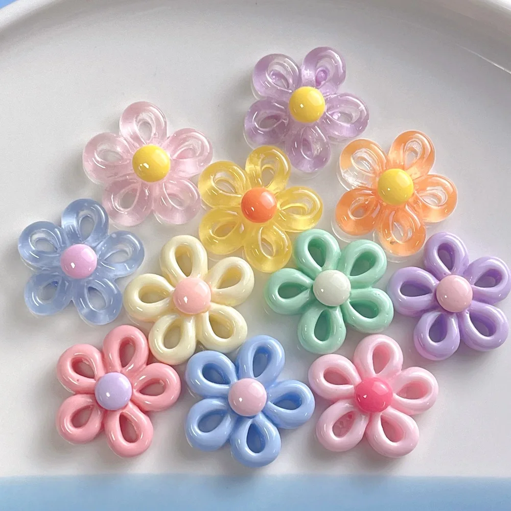 100pcs Kawaii Transparency Flower Resin Flatback Cabochon Scrapbooking Hair Bow Center Craft DIY Decoration Accessories
100pcs Kawaii Transparency Flower Resin Flatback Cabochon Scrapbooking Hair Bow Center Craft DIY Decoration Accessories