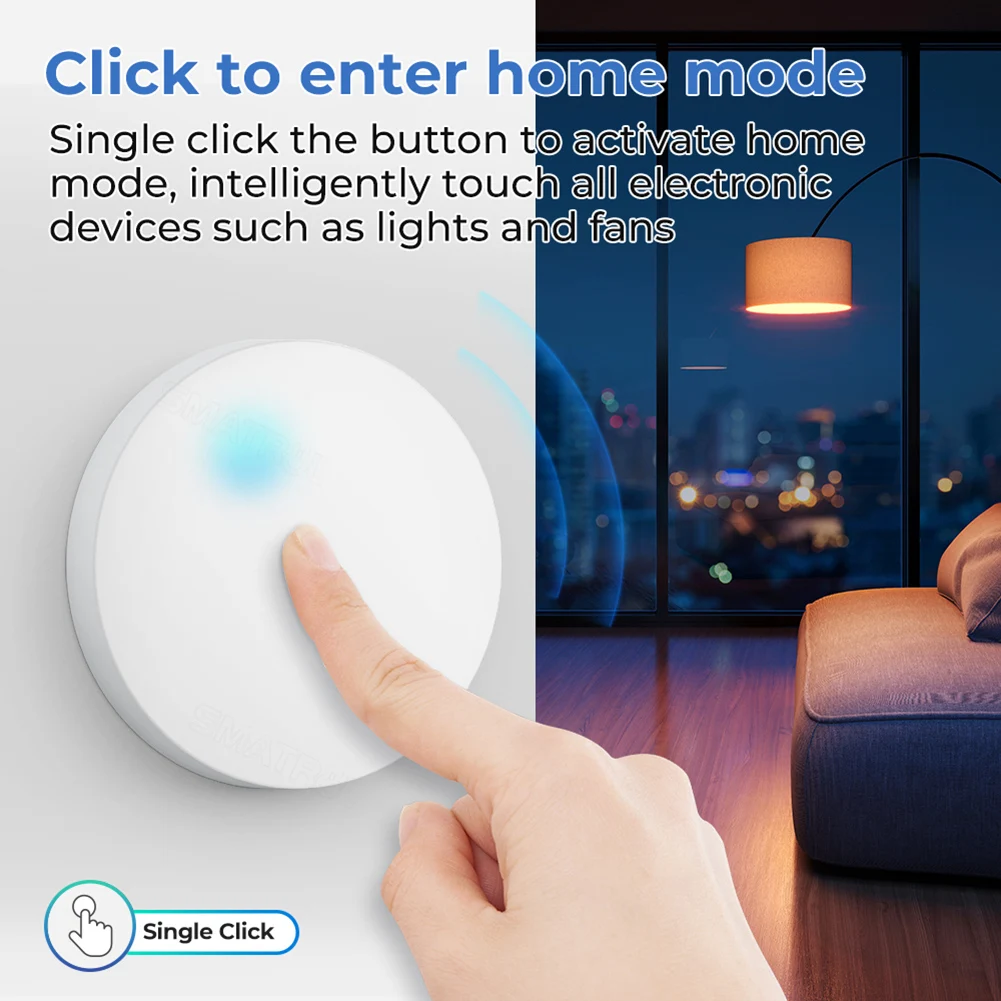 Zigbee Gateway Need Button Smart Scene Switch Multi-scene Linkage Smart Light Switch ZigBee Smart Wall Switch One-Key Control
Zigbee Gateway Need Button Smart Scene Switch Multi-scene Linkage Smart Light Switch ZigBee Smart Wall Switch One-Key Control