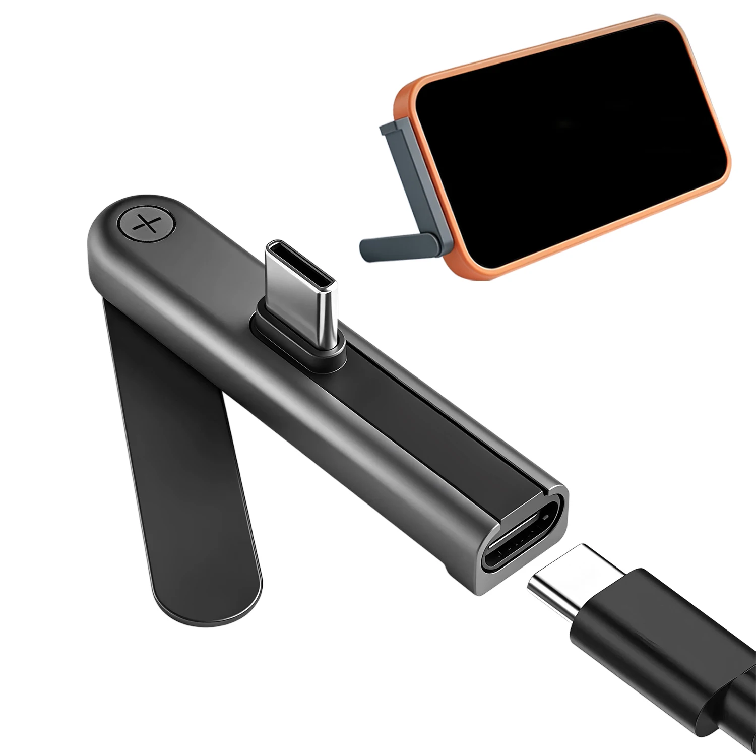 1/2/3pcs Type C Cellphone Adapter 2in1 USB-C Interface Mini Bracket PD to PD Converter Foldable Phone Holder Stand for Desktop
1/2/3pcs Type C Cellphone Adapter 2in1 USB-C Interface Mini Bracket PD to PD Converter Foldable Phone Holder Stand for Desktop