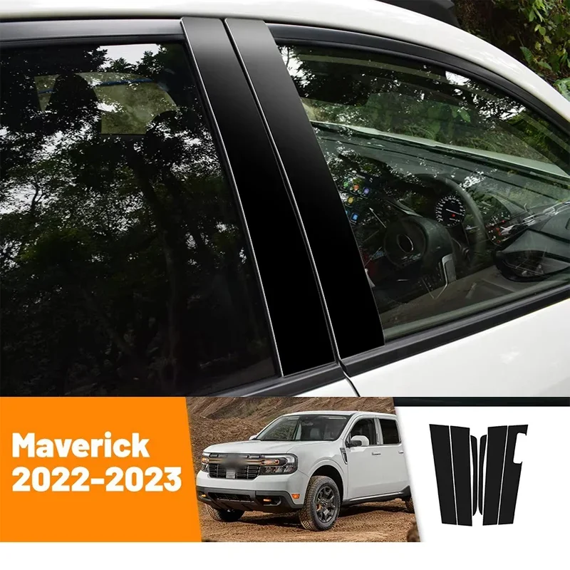 For Ford Maverick 2022-2023 Black Carbon Fiber Doors and Windows B C Pillars Column Decorative Stickers
For Ford Maverick 2022-2023 Black Carbon Fiber Doors and Windows B C Pillars Column Decorative Stickers