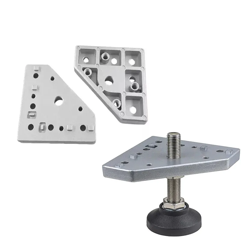3030 4040 Swivel Caster Mouting Plate Aluminum Alloy Profile End Connection Plate for 3030/4040 Series Aluminum Profiles
3030 4040 Swivel Caster Mouting Plate Aluminum Alloy Profile End Connection Plate for 3030/4040 Series Aluminum Profiles